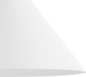 Nástenné svietidlo Capital, 1x biele kovové tienidlo, (fi 21cm), w