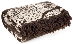 Deka AKRYL 1 hnedá / krémová