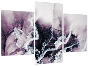 Obraz - Fialový mramor N⁰2 (90x60 cm)