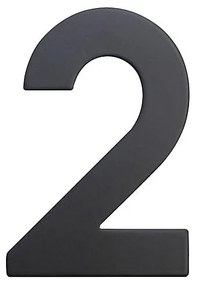 Nerezové číslo v plochom „2D“ prevedení RICHTER RN.75L (čierne), RICHTER Čierna matná