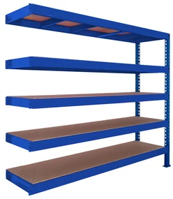 Trestles Prístavok k regálu 2400x2200x600, 5 políc Farba: modrá