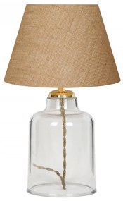 Stolová lampa s textilným tienidlom (výška 30 cm) Baran – Opviq lights