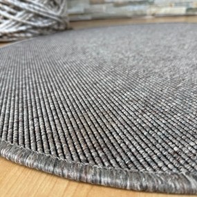 Vopi, Kusový koberec Nature NEW hnedá kruh, 300x300 (priemer) kruh, hnedá, kuchyňa