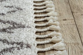 Dywany Łuszczów, Kusový koberec Berber Fez G0535 cream and brown, 160x220, béžová, obývacia izba