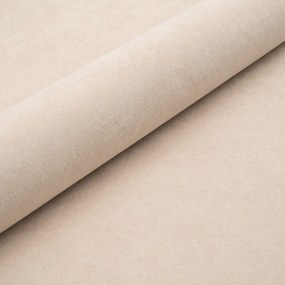 Béžová čalúnená dvojlôžková posteľ s úložným priestorom s roštom 160x200 cm Mija – Maison de Rêve