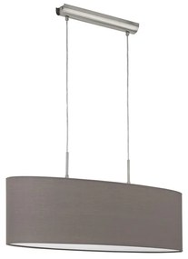 Eglo Eglo 96382 - Závesné svietidlo PASTERI 2xE27/60W/230V hnedá 750mm EG96382