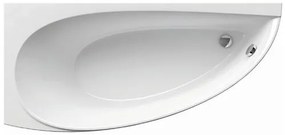 Ravak Avocado asymetrická vaňa 150x75 cm akrylát ľavá ct01000000 AV1500L