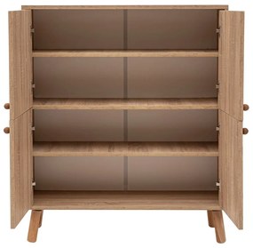 Skrinka v dekore duba v prírodnej farbe 95x111 cm Multilux – Kalune Design