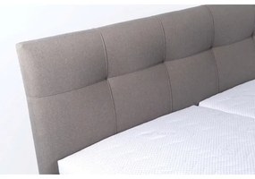 Čalúnená posteľ s úložným priestorom bez matraca MARIA 180x200 cm taupe