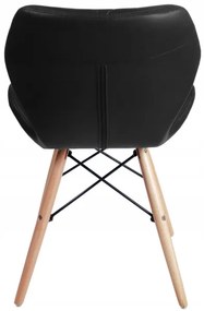 Jedálenská stolička MURET čierna