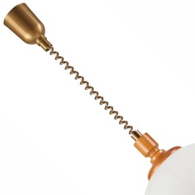 Sťahovací luster RAMONA 1xE27/60W/230V béžová/hnedá