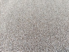 Metrážny koberec ZEN 0A3149: 135x245, bez obšitia, šíře, hnedá, filc, Mujkoberec Original