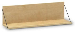 Polica závesná 80 x 23 x 23 cm, divoká hruška