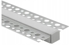 ECOLIGHT Hliníkový profil do sadrokartónu 1m, set elox