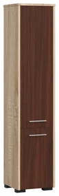 Kúpelňová skrinka Fulgor 2D 140 (dub sonoma + wenge). Akcia -19%. Vlastná spoľahlivá doprava až k Vám domov. 1117558