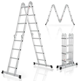 InternetovaZahrada Hliníkový multifunkčný rebrík 470 cm