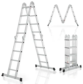 InternetovaZahrada Hliníkový multifunkčný rebrík 470 cm