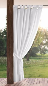ZÁHRADNÝ VODEODOLNÝ ZÁVES NA PÚTKACH GARDEN 155X240 CM BIELA