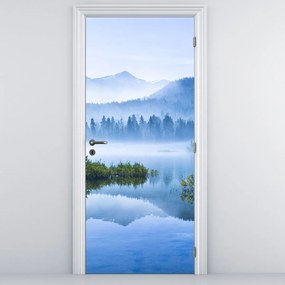 Fototapeta na dvere - Horské jazero (95x205cm)