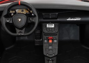 Detské elektrické autíčko Lamborghini Aventador SV 24 V červené
