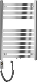 Mexen Uran, elektrické vykurovacie teleso 800x500 mm + vykurovacia tyč 300 W, chrómová, W105-0800-500-2300-01