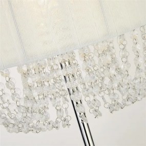 Searchlight EU62618CC - Stojacia lampa BELLANO 1xE27/60W/230V