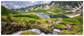 Obraz - Pohľad na horu Rila (120x50 cm)