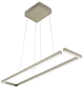 Závesné LED svetlo Marisa-100, bronz, 100 x 20 cm