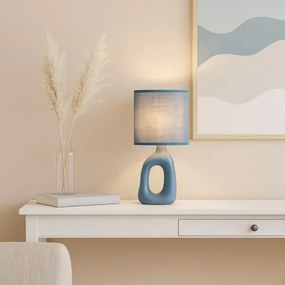 Rabalux 74072 - Stolná lampa SYLIRA 1xE14/40W/230V modrá