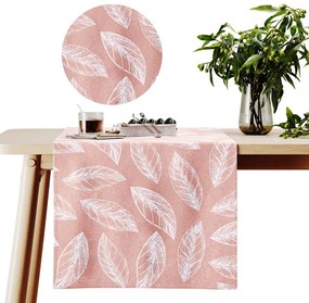 Obrus AmeliaHome CALM svetloružový 40 x 140 cm