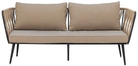 Béžová záhradná pohovka Pavone – Bloomingville