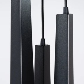 Sollux SL.1401 - Luster na lanku PRYSM 3xG9/8W/230V čierna