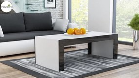 Mazzoni MILA wenge / biela lesk, konferenčný stolík
