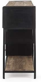 Konzolový stolík roder 140 x 82 čierny MUZZA