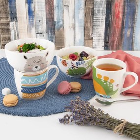 Porcelánová súprava hrnčeka a misky 2 ks 350 ml – Orion