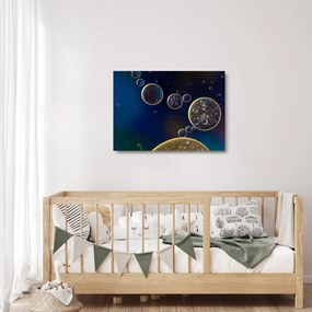 Sklenený obraz bublín (70x50 cm)