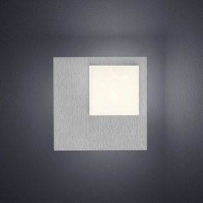BANKAMP Cube stropné LED svetlo 8 W, striebro