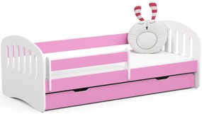 Detská posteľ Preena (ružová) (s matracom). Vlastná spoľahlivá doprava až k Vám domov. 1070761