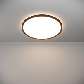 Eglo 901455-LED St. kúpeľ. svietidlo ROVITO-R 16,8W/230V pr.50cm IP44 čierna + DO