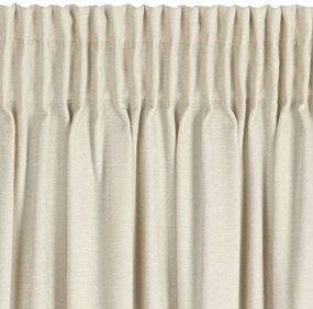 ZÁVES NA PÁSKE VANI 140X270 CM SVETLOBÉŽOVÁ