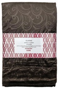 Záves Classic na páske 135x250 tmavohnedá Merkury Home