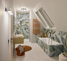 Osram - LED kúpeľňové nástenné svietidlo ORBIS FLAME 2xLED/5,5W/230V IP44 čierna