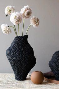 Keramická váza Isla, veľká – čierna
