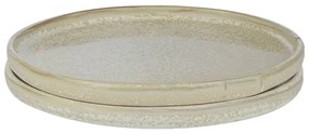 Béžové taniere v súprave 2 ks z kameňa ø 20 cm Sand Grain – Mette Ditmer Denmark