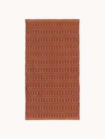 Ručne tkaný koberec do interiéru/exteriéru's geometrickým vzorom Rune