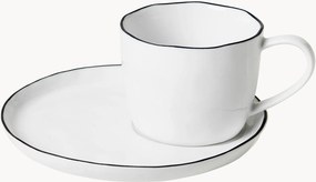 Porcelánová šálka's podšálkou Salt