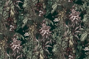 Tapeta s elegantným kvetinovým motívom - 300x200