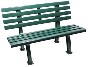 Umelohmotná lavička - zelená