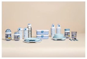 Detská fľaša v bielej a svetlomodrej farbe 400 ml Sailors bay – Mepal