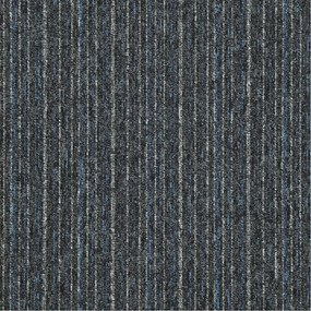 Kobercový štvorec Sonar Lines 4578 čiernomodrý 50 x 50 cm, chodba / predsieň, Balta